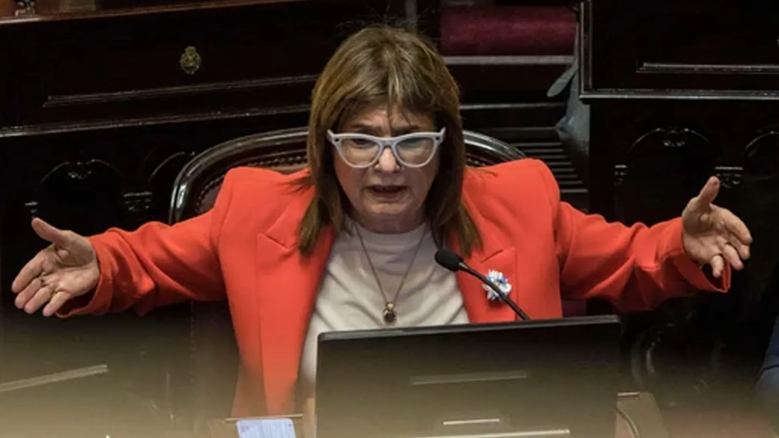 Patricia Bullrich, jefa del bloque de senadores de La Libertad Avanza.