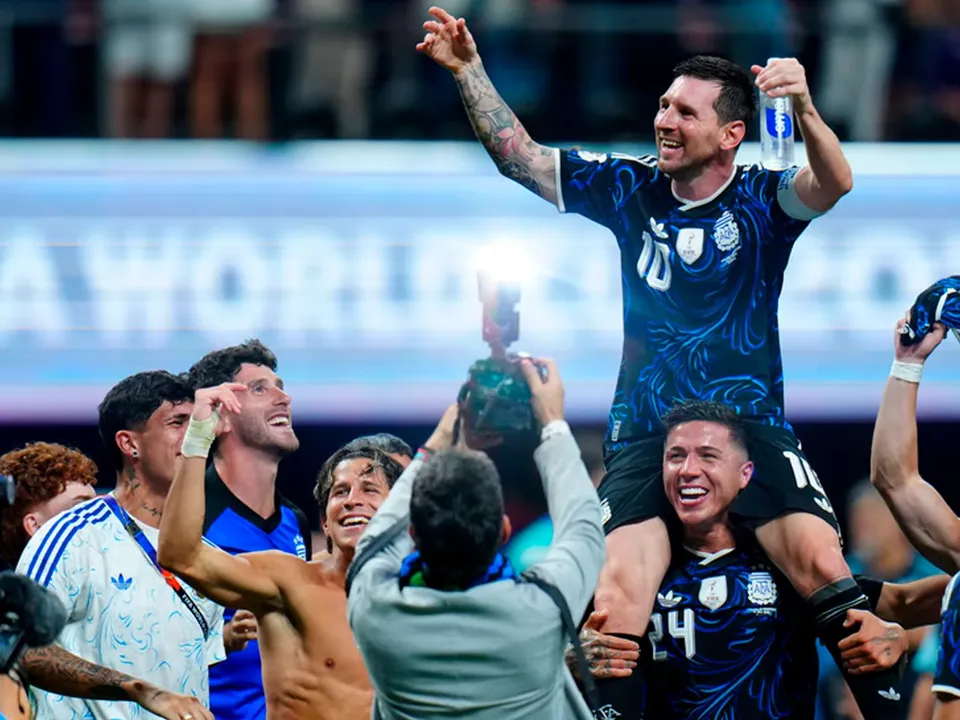 Messi se despide de la camiseta argentina.