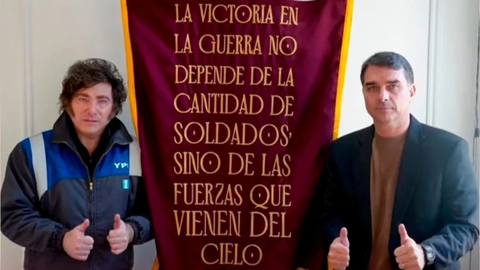 Milei celebró el triunfo de Bolsonaro.