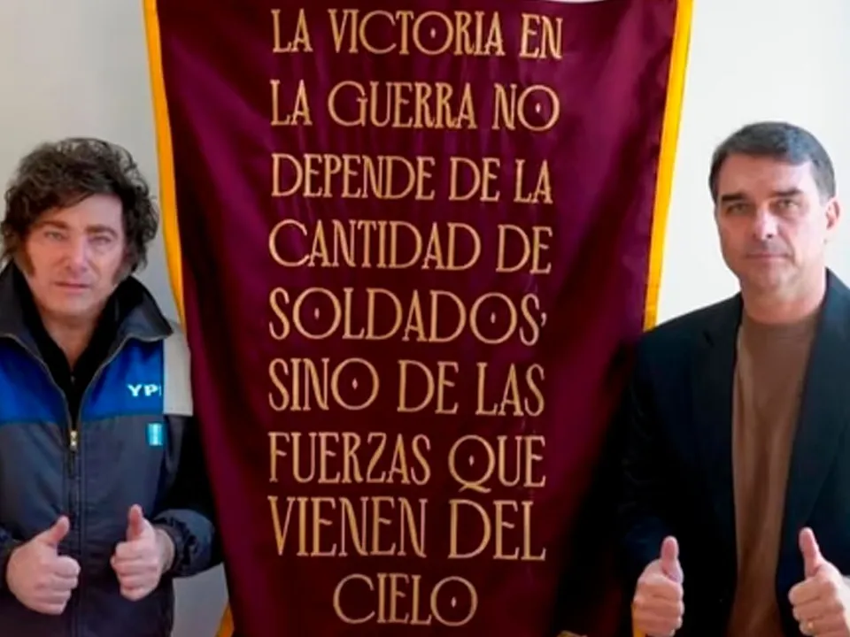 Milei celebró el triunfo de Bolsonaro.