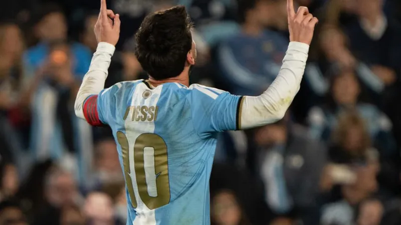Messi y su gol con Argentina.