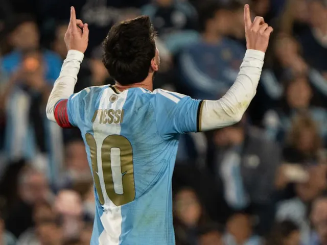 Messi y su gol con Argentina.