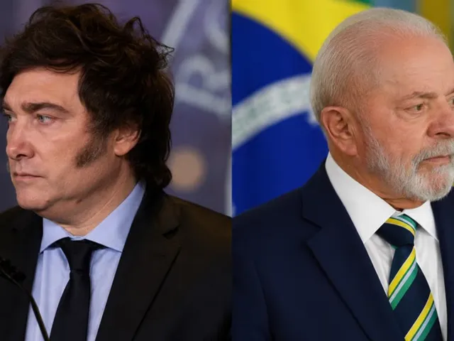 Presidentes Javier Milei y Luis ‘Lula’ Da Silva.