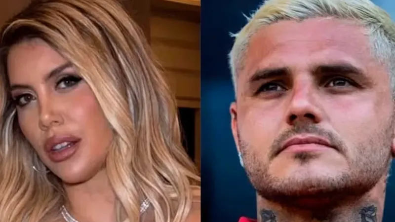 Wanda Nara y Mauro Icardi.